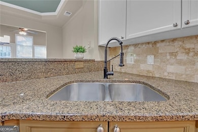 Granite countertops.