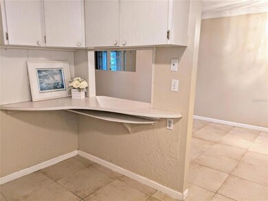 Extra storage added - cabinets & shelves in kitchen.