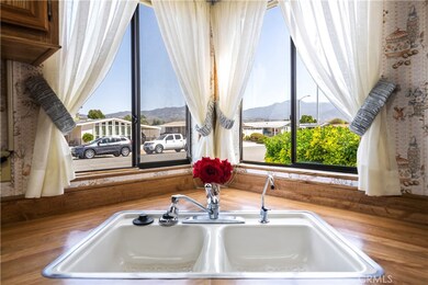 Kitchen view of mountains