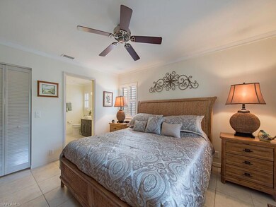 Master Bedroom, walk-in closet, tile floors