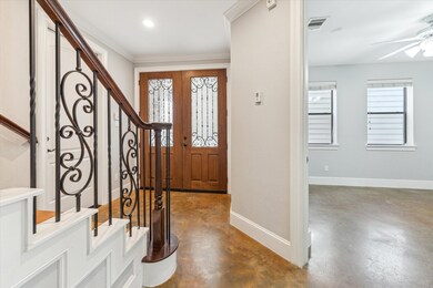 Additional view of the entry as it leads to one of