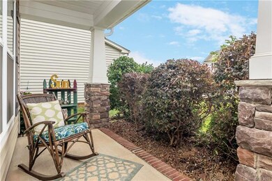 Private rocking chair front porch
