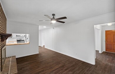 Den into Kitchen