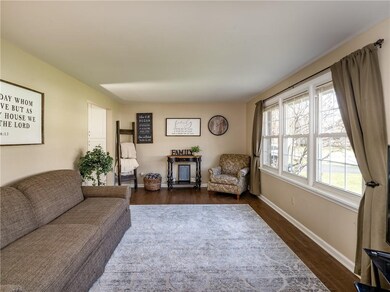 Formal living to right of entrance.  Three large w