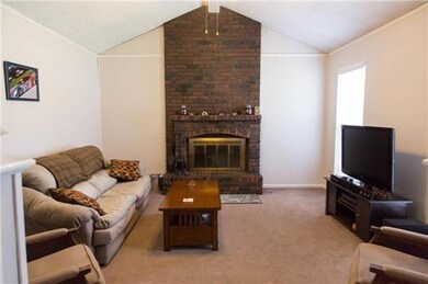 Great Room w/Full Brick Raised Hearth Fireplace, V