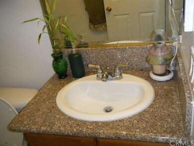 Granite counters Downstairs bathroom.