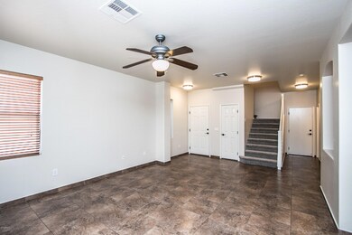 Great room facing the door.