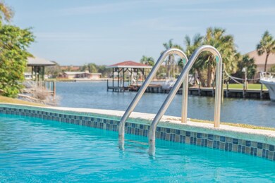 Pool overlooking canal