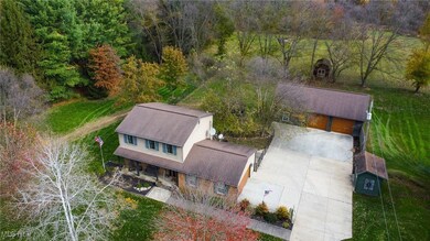 Aerial view of property and surrounding area