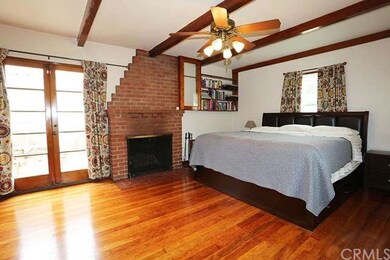 Master bedroom fireplace