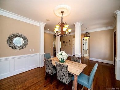 Plenty of room for a large dining table and buffet