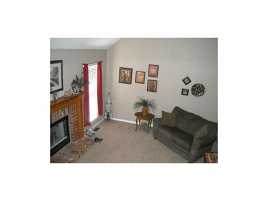 Vaulted ceiling in great room