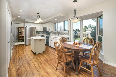 Bright kitchen with a view
