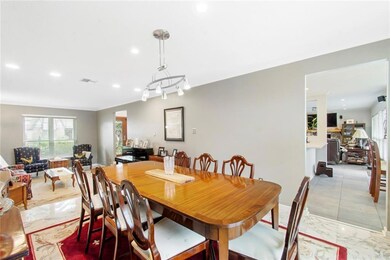 Additional view of the dining room with a pretty c