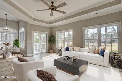 Virtually Staged Family Rm