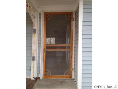 Exterior Front custom screen door
