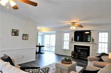 Lovely Gas Fireplace in Family Room