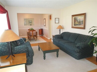 Nicely sized living room with large picture window
