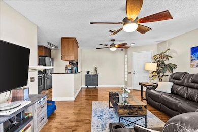 Newly painted interior makes the space feel bright