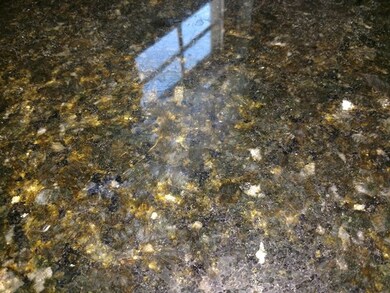 This is the granite in the kitchen and main baths.
