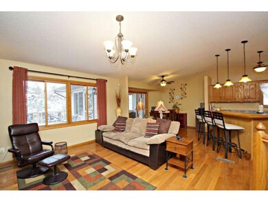 Open Living, Kitchen and Dining. Vaulted ceilings,
