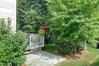 Private back deck