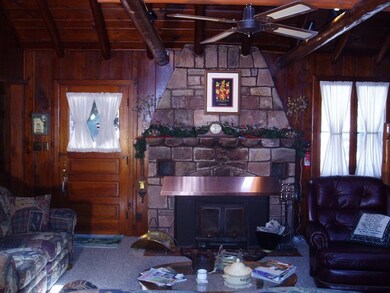 Stone Fireplace