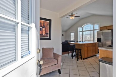 Front door opens into a small...