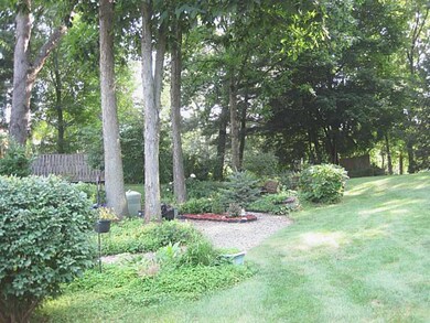 Yard/Garden. Quiet back yard with a private park t