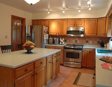 Kitchen. The well-appointed kitchen also offers st