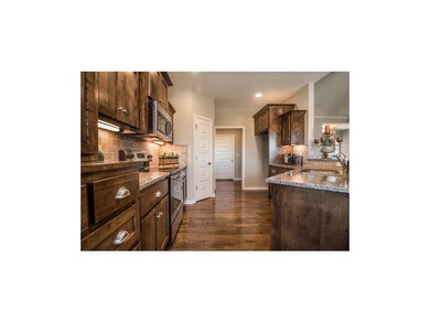 Shaker style cabinetry and walk in pantry.  Notice