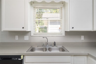 Picturesque window at the kitchen sink