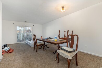 View of carpeted office space