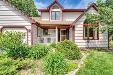 Cement landscaping edging throughout