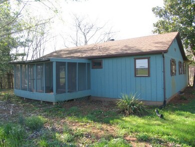 rear of property