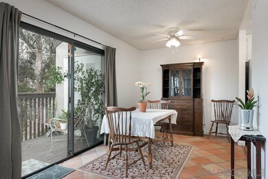 Spacious dining area.