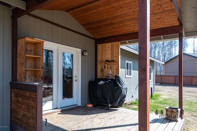 Covered back porch