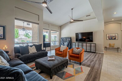 Living + game room