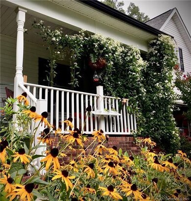 Front porch in summer
