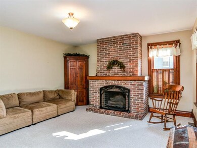 Spacious Living Room with Gas Fireplace