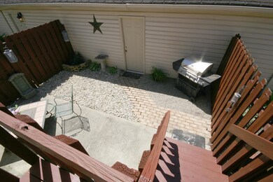 patio from stairs