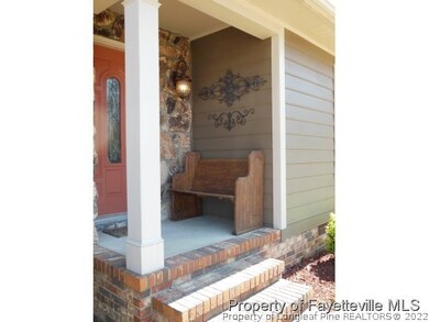Unique Field Stone Front Porch