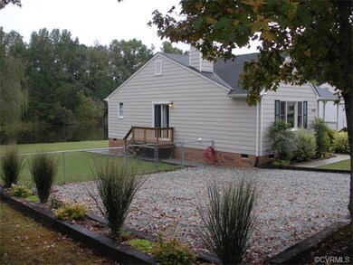 Extended gravel driveway