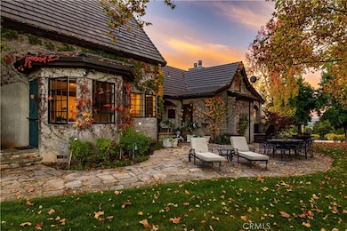 One of many outdoor seating areas offers privacy and tranquil surroundings.