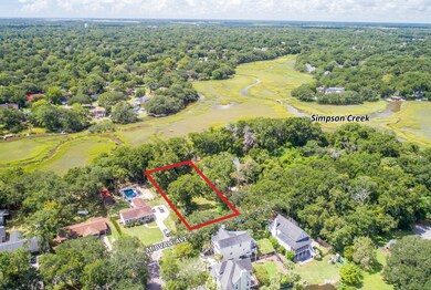 Tidal creek lot on James Island