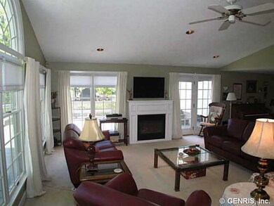 Living Room Gas Fireplace and Large windows!