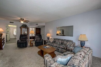 Living area looking to front door