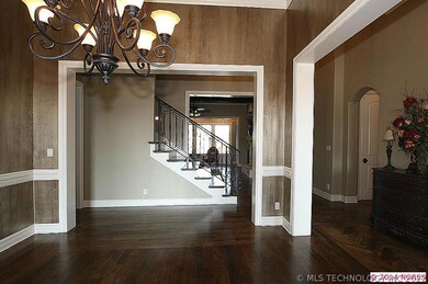 This formal dining room offers a very unique and e