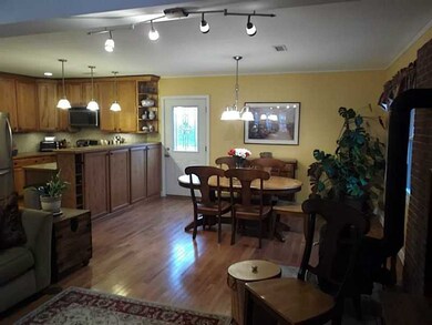 Dining Room. The Dining Room and Kitchen from the