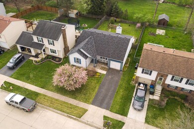 Aerial view of front